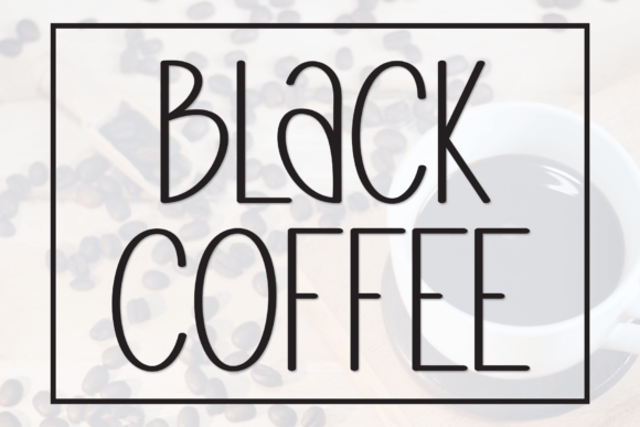 Black Coffee: A Delightful Handwritten Font for Creative Designs