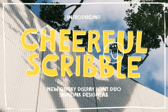 Cheerful Scribble: A Fun Font Duo for Playful Designs