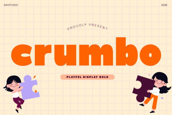 Crumbo: A Playful Font for Joyful Designs
