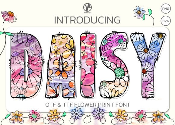 Daisy: A Playful Display Font for Creative Projects