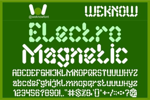 Electro Magnetic: A Futuristic Display Typeface for Bold Design