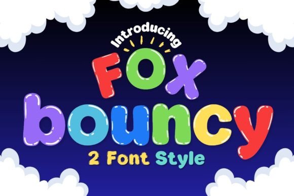 Fox Bouncy: A Playful Display Font for Vibrant Designs
