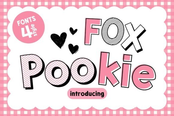 Fox Pookie: A Vibrant Display Font for Creative Projects