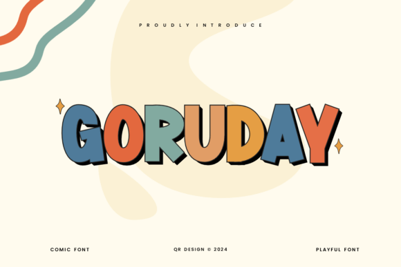 Goruday: A Bold, All-Caps Display Typeface
