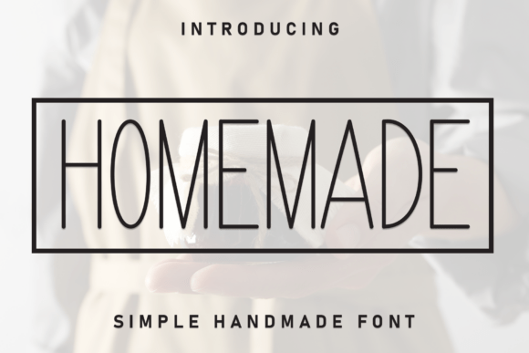 Homemade Font: Whimsical Handwritten Charm for Your Designs