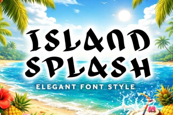 Island Splash: A Fun and Versatile Display Font