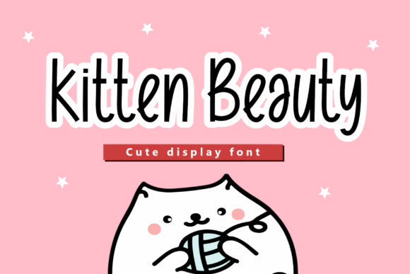 Kitten Beauty: A Playful Display Font for Joyful Designs