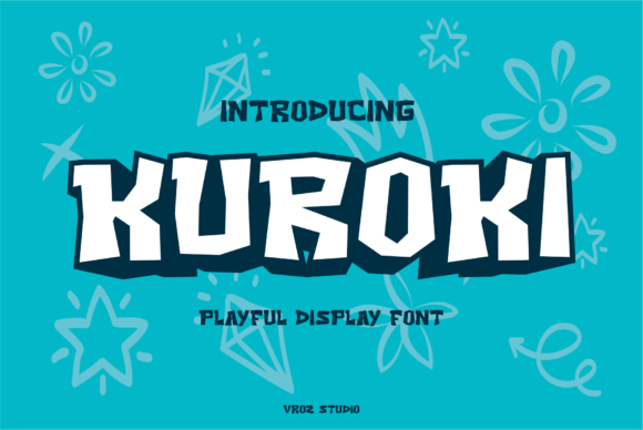 Kuroki: The Dynamic Display Font for Joyful, Bold Design