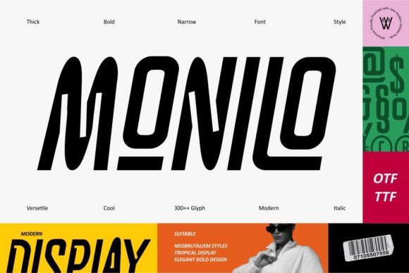 Monilo: Bold Condensed Font for Modern Design
