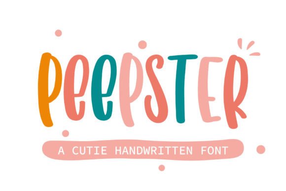 Peepster: A Sweet and Versatile Display Font