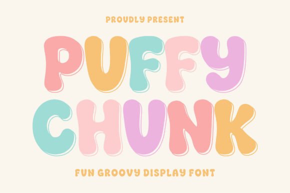 Puffy Chunk: The Playful Display Font for Creative Projects