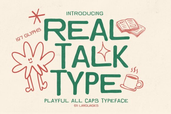 Real Talk Type: Bold Handwritten Font for Authentic Design