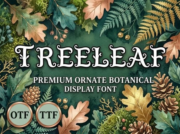 Treeleaf: A Font of Woodland Wonder